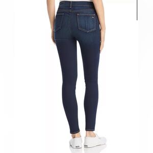rag & bone High Rise Skinny Dark Blue Skinny Jeans in Color Bedford